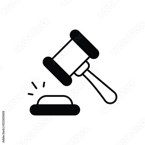 Gavel  Vector icon