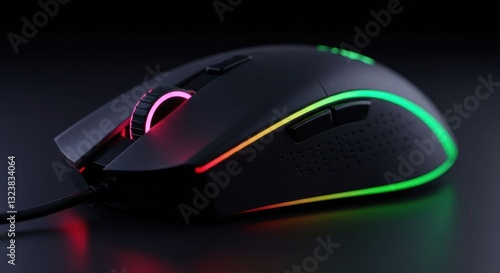 computer gaming mouse on the table