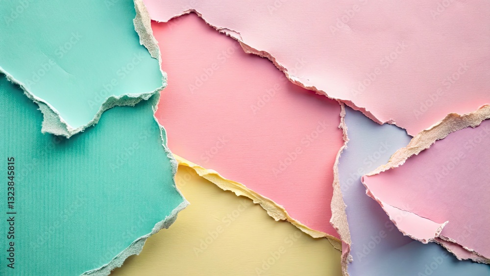 Pastel Torn Paper Backgrounds: Elegant Templates for Fashion, Beauty, Cosmetics & Jewelry Pastel Torn Paper Backgrounds: Elegant Templates for Fashion, Beauty, Cosmetics & Jewelry