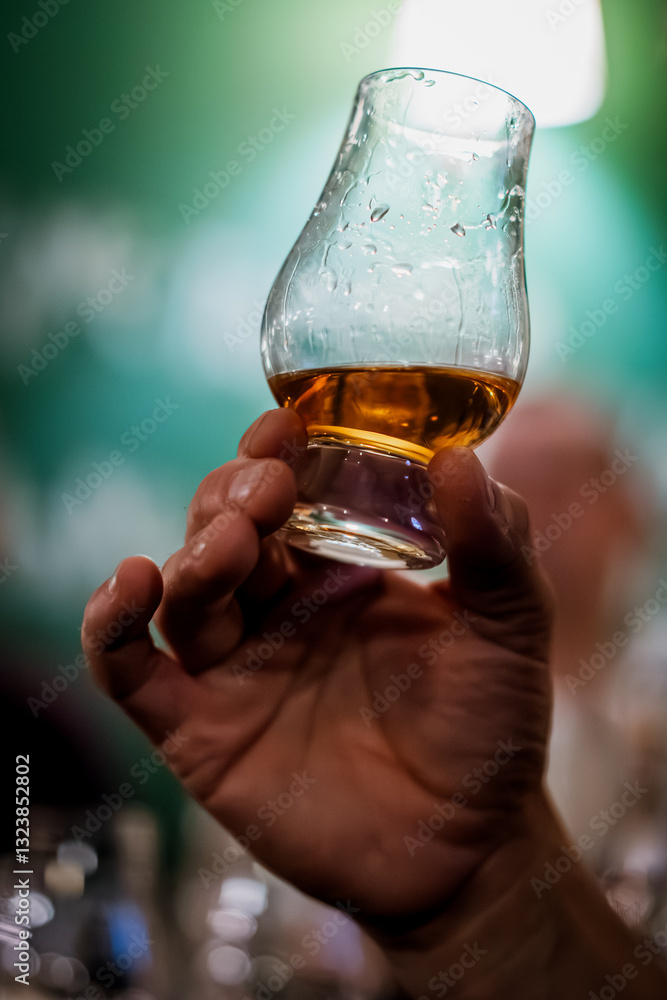 Single malt whisky glass