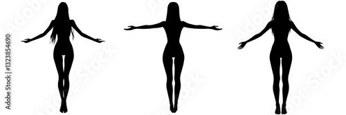 Human Body Simple Diagram Silhouette – Anatomy Outline for Learning
