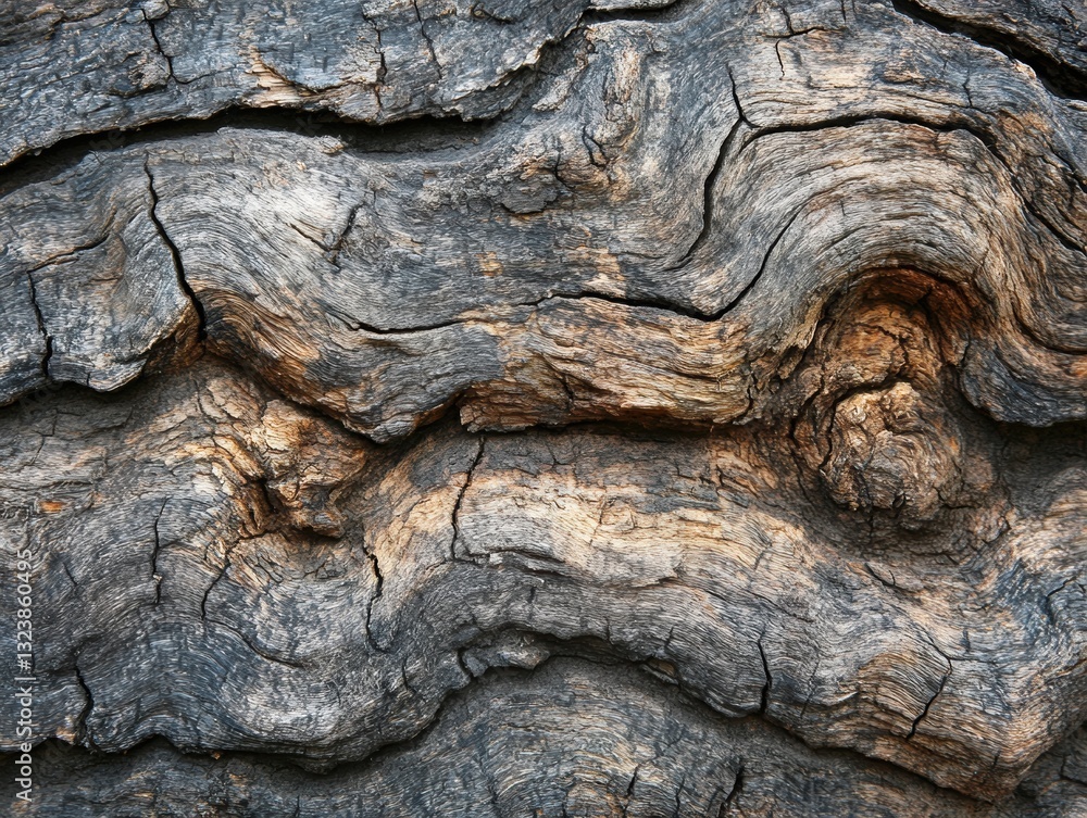 Textured Tree Bark: A detailed, close-up shot of old, weathered tree bark reveals intricate textures and patterns, showcasing the beauty of nature's artistry and the passage of time. Textured Tree Bark: A detailed, close-up shot of old, weathered tree bark reveals intricate textures and patterns, showcasing the beauty of nature's artistry and the passage of time.