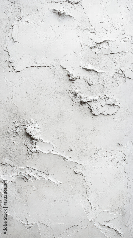 Fototapeta premium Textured Plaster: A detailed view of textured plaster showcases a rough and rugged surface, revealing depth and character, perfect for backgrounds and design elements. 