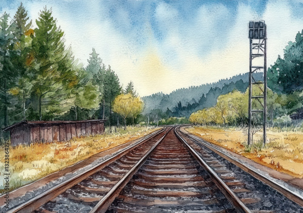 Fototapeta premium Cherry Blossom Waits Spring