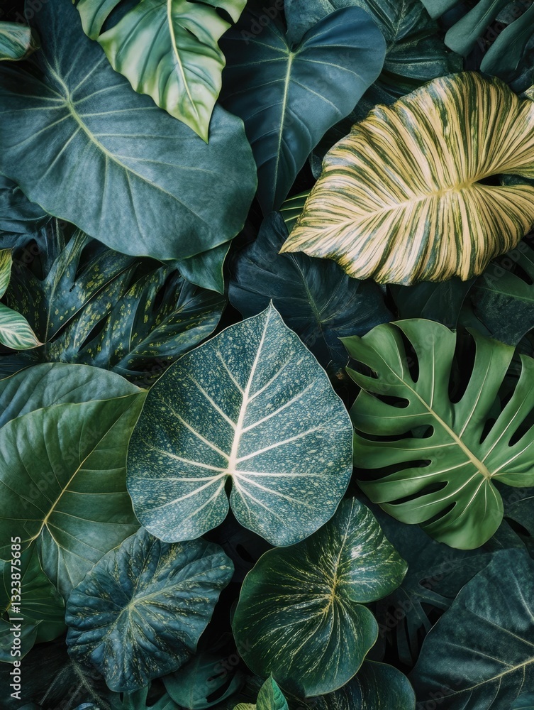 custom made wallpaper toronto digitalLush tropical foliage creates a captivating verdant texture background