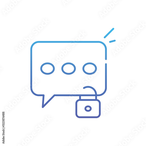 Censorship  Vector icon