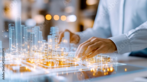 Virtual Urban Planning With Holographic Technology