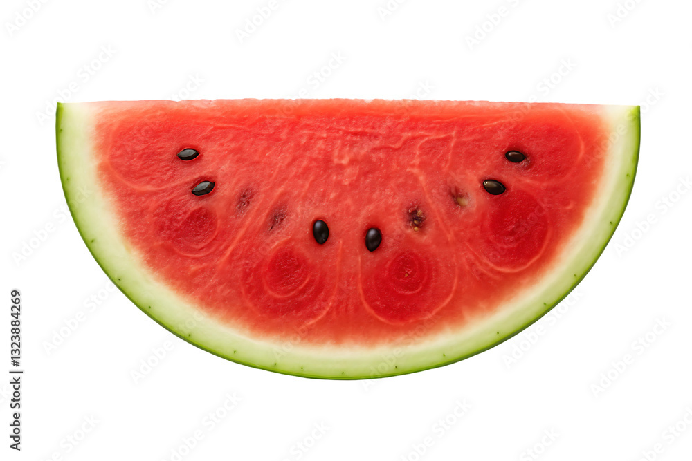 Juicy slice of watermelon, summer refreshment Juicy slice of watermelon, summer refreshment