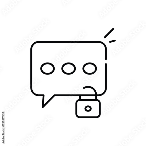 Censorship  Vector icon