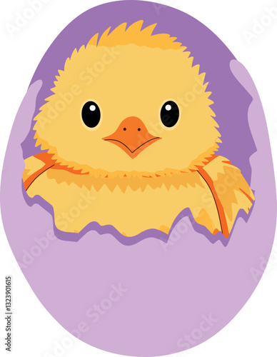 Chick in Easter Egg