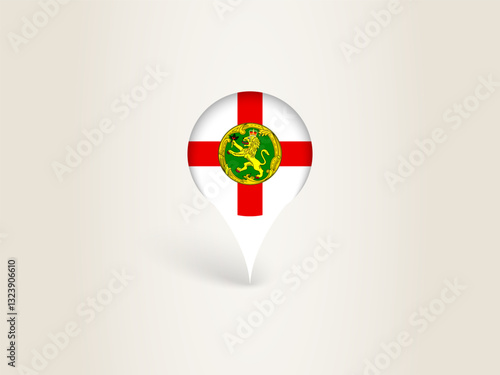 Pin Icon with Alderney National Flag. Free Download Pin Icon with Alderney National Flag. - GFXLoad
