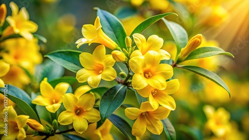 Alabama State Flower Image - Yellow Jessamine