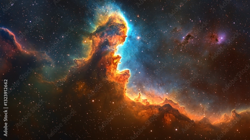 Cosmic Nebula, vibrant colors, starfield, celestial. Cosmic Nebula, vibrant colors, starfield, celestial.