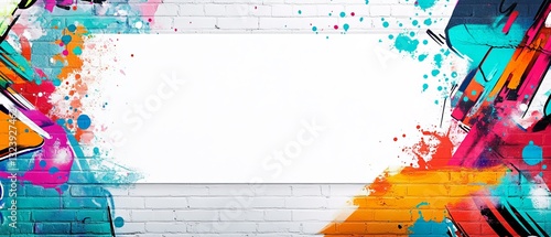 colorful grunge invitation template