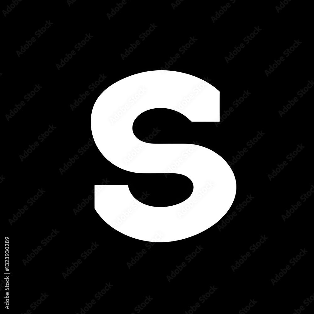 initial letter logo so, os, o inside s white black background initial letter logo so, os, o inside s white black background