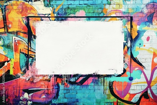 colorful grunge invitation template