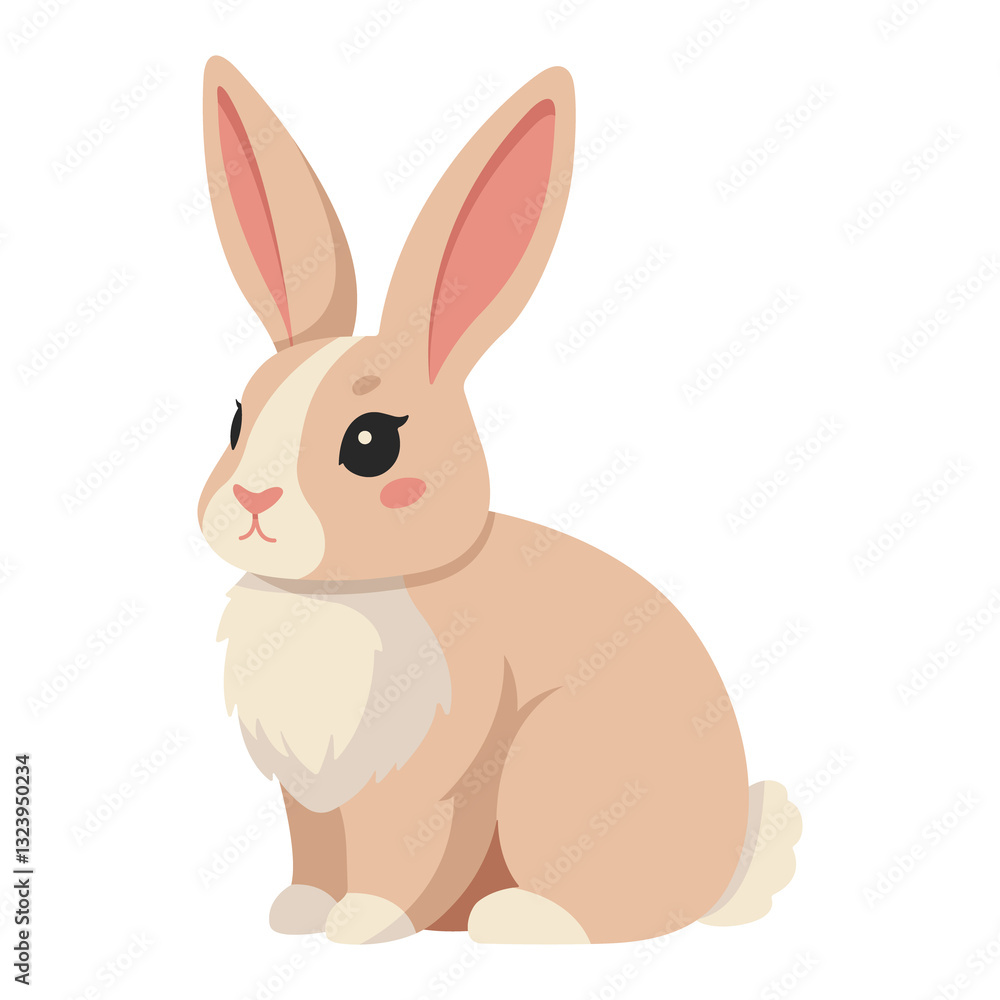 Fototapeta premium Cute bunny illustration