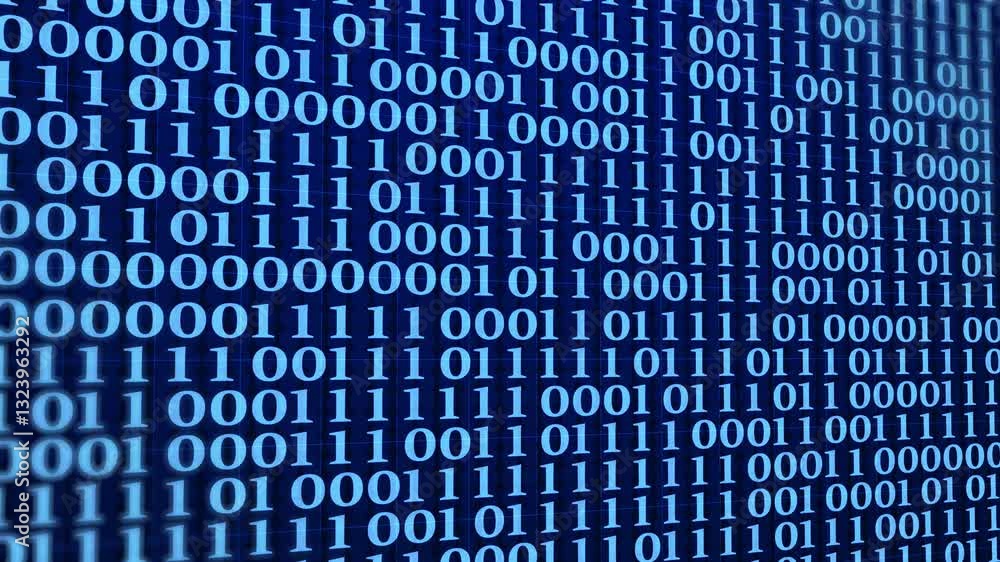 Binary code background animation. Algorithm binary, interface, data code motion graphics. binary code flowing quickly 4k video footage. Binary code background animation. Algorithm binary, interface, data code motion graphics. binary code flowing quickly 4k video footage.