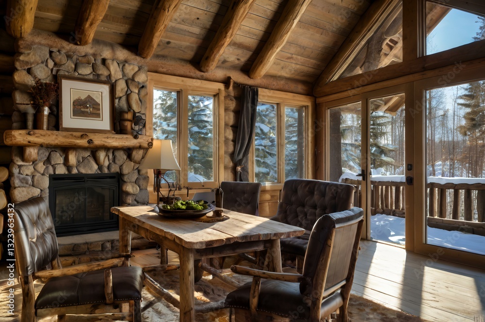 interior design of a rustic log cabin interior design of a rustic log cabin