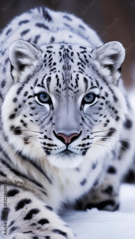 Fototapeta premium close up portrait of a leopard