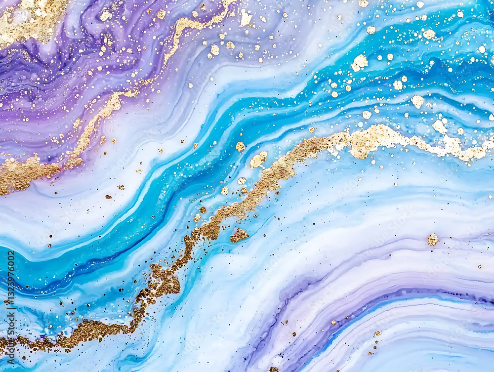 Abstract fluid art design digital creation colorful swirls creative environment vibrant viewpoint artistic concept