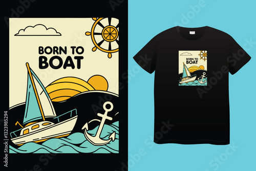 Life is Better At the Lake. T-shirt design. Vector Illustration.