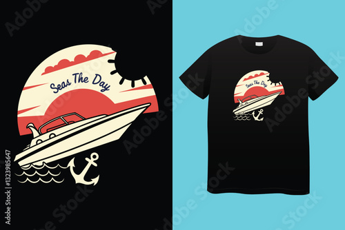 Life is Better At the Lake. T-shirt design. Vector Illustration.