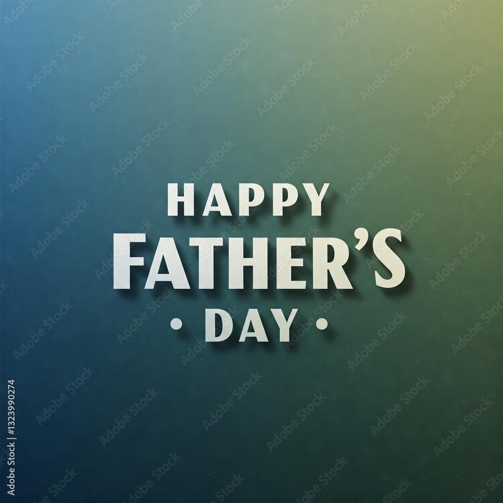 Fototapeta premium tarjeta de felicitación del del día del padre, con el texto feliz día del padre.