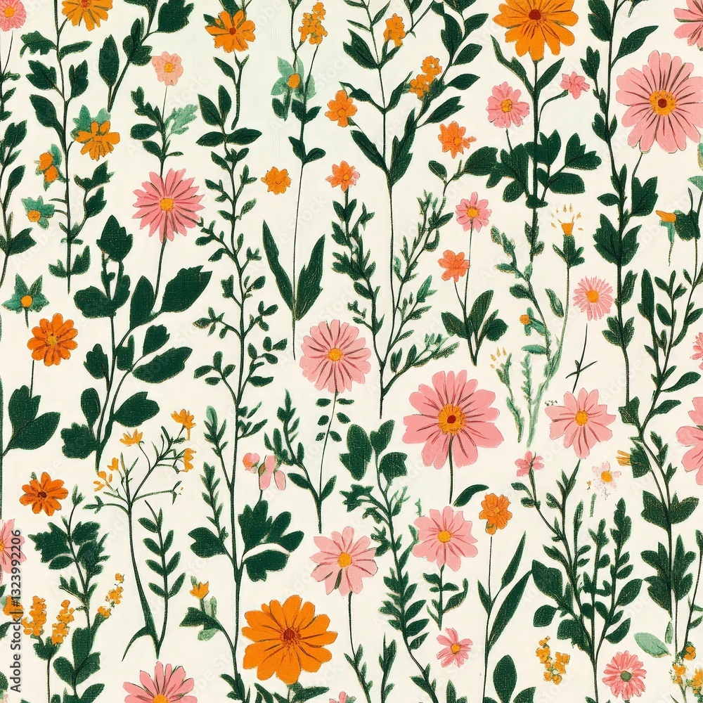 Beautiful Floral Pattern for Spring
