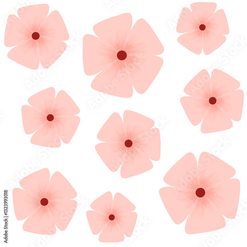 Seamless pattern with flowers