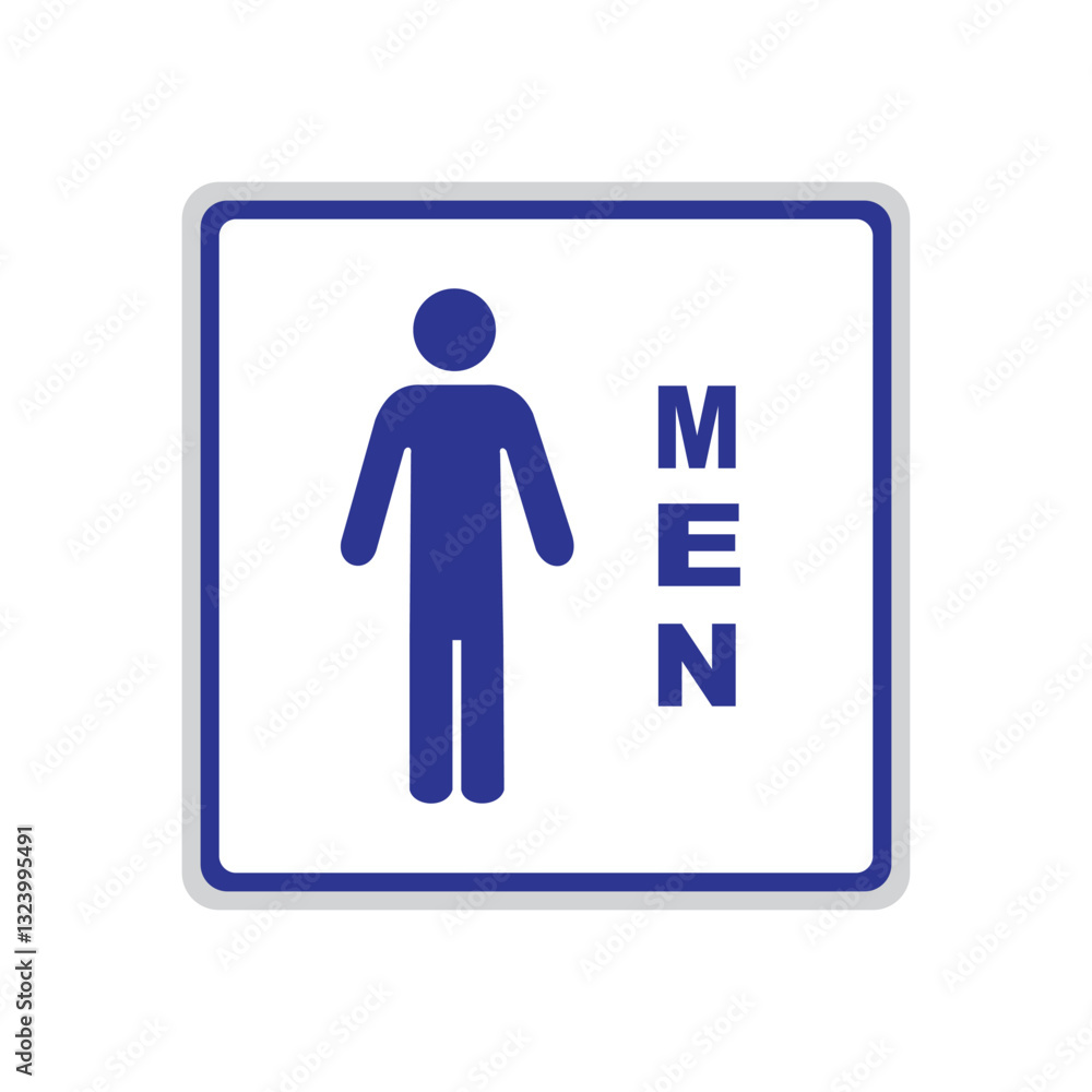 Men Toilet Signage Vector illustration work 04 Men Toilet Signage Vector illustration work 04