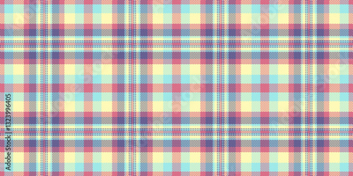 Line textile fabric check, border background seamless tartan. Marketing vector plaid pattern texture in light and red colors.