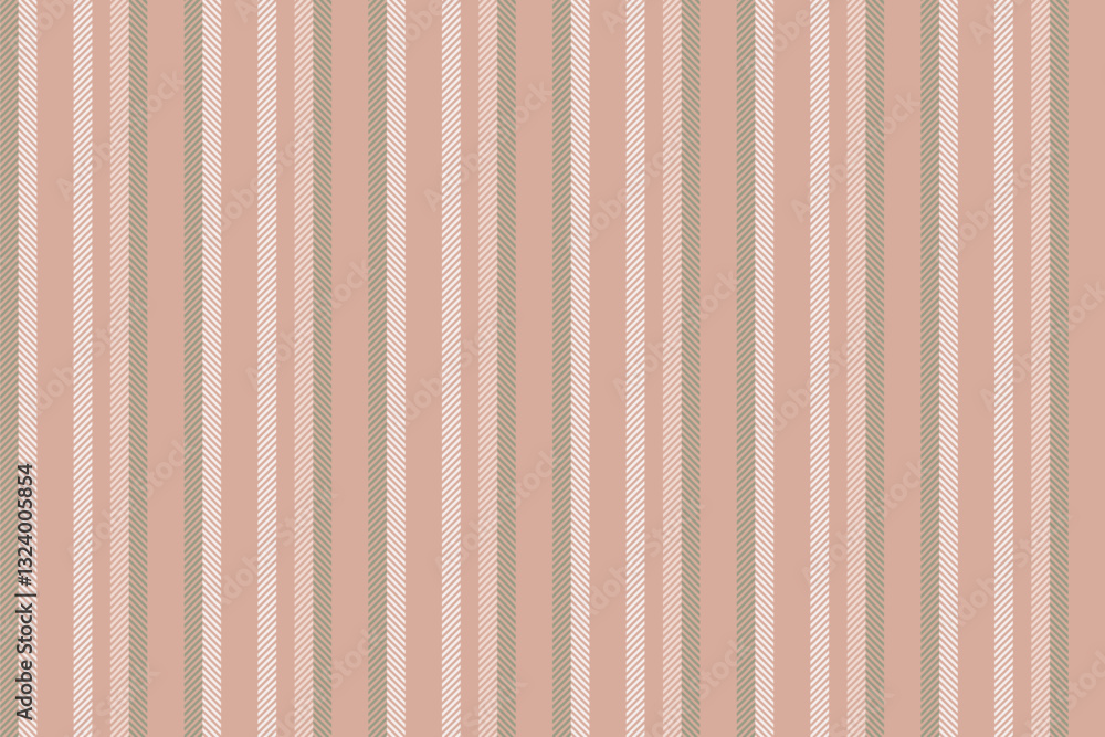 Elegant pink and taupe vertical stripes pattern.  Perfect for textile design, website backgrounds, or stationery.  Subtle texture adds visual interest evokes feelings of calm and sophistication.