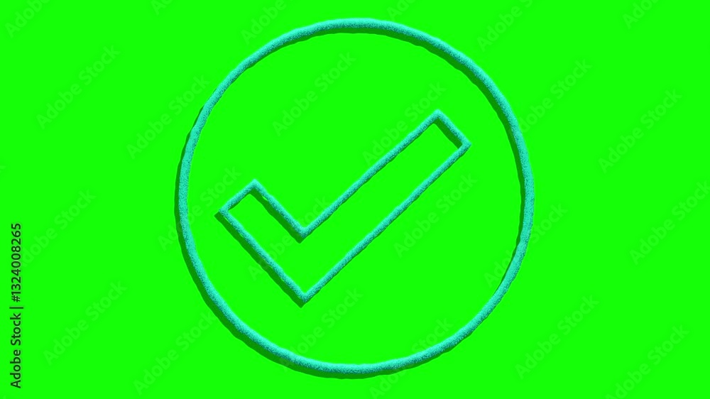 check tick mark icon animation, check mark sign, verify complete check ...