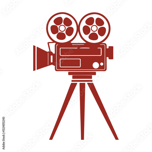 Film Camera Icon Classic and Professional Vector Design.