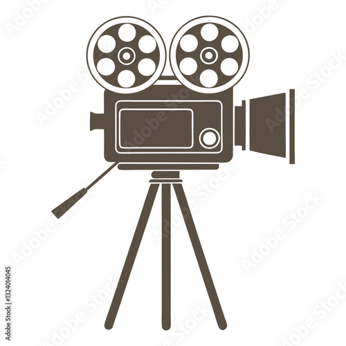 Film Camera Icon Classic and Professional Vector Design.