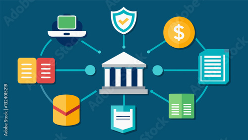 Implementing strict data management protocols to prevent corruption or alteration of vital historical data.. Vector illustration