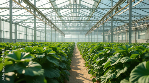 Indoor Plant Cultivation, Modern Greenhouse Farming