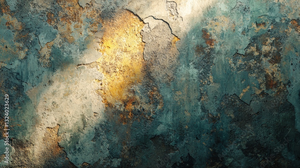 Obraz premium Textured abstract wall art urban environment high-resolution photography natural lighting close-up view aesthetic beauty