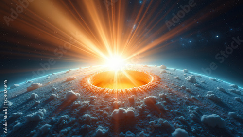 Earth Impact Explosion, Cataclysmic Event
