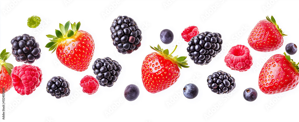 strawberry and raspberry strawberry and raspberry