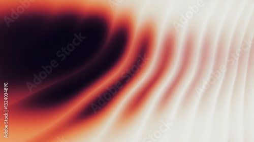 Warm abstract curved patterns displaying a dark to light gradient design