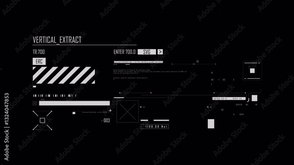 FUI display advanced elements in 4k FUI display advanced elements in 4k