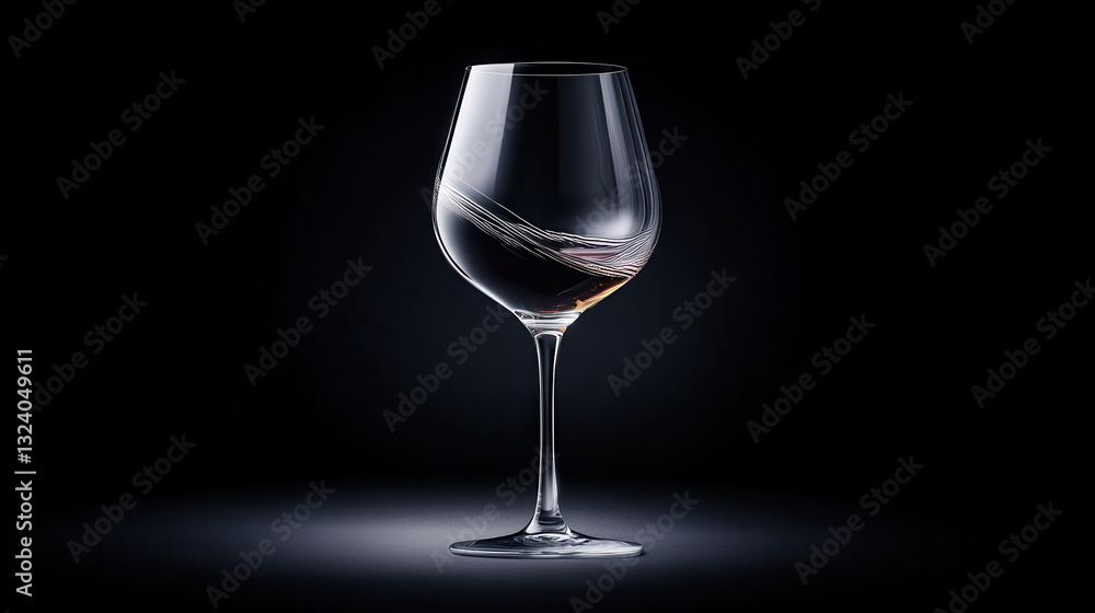 close up of wine glass showcasing swirling red wine, highlighting elegance and sophistication close up of wine glass showcasing swirling red wine, highlighting elegance and sophistication