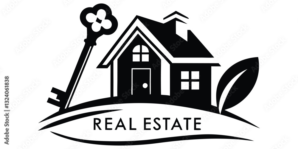 Obraz premium real estate logo