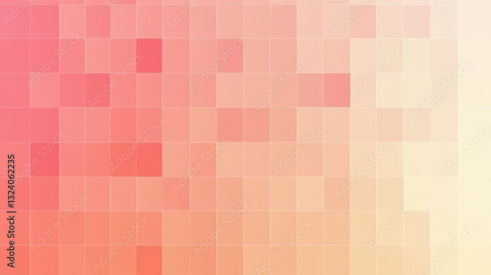 Abstract Pixelated Peach and Cream Color Gradient Background Abstract Pixelated Peach and Cream Color Gradient Background