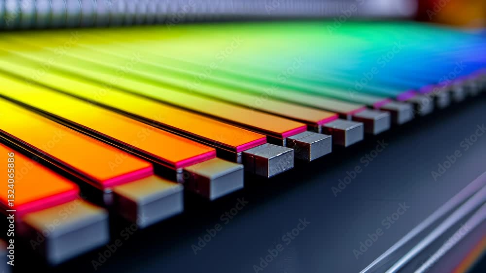 Precision plotter printing calibrating cmyk heads spectrum ink across glossy color depositing fountain offset machine press chart key color offset machine press fountain key color video 4k Precision plotter printing calibrating cmyk heads spectrum ink across glossy color depositing fountain offset machine press chart key color offset machine press fountain key color video 4k