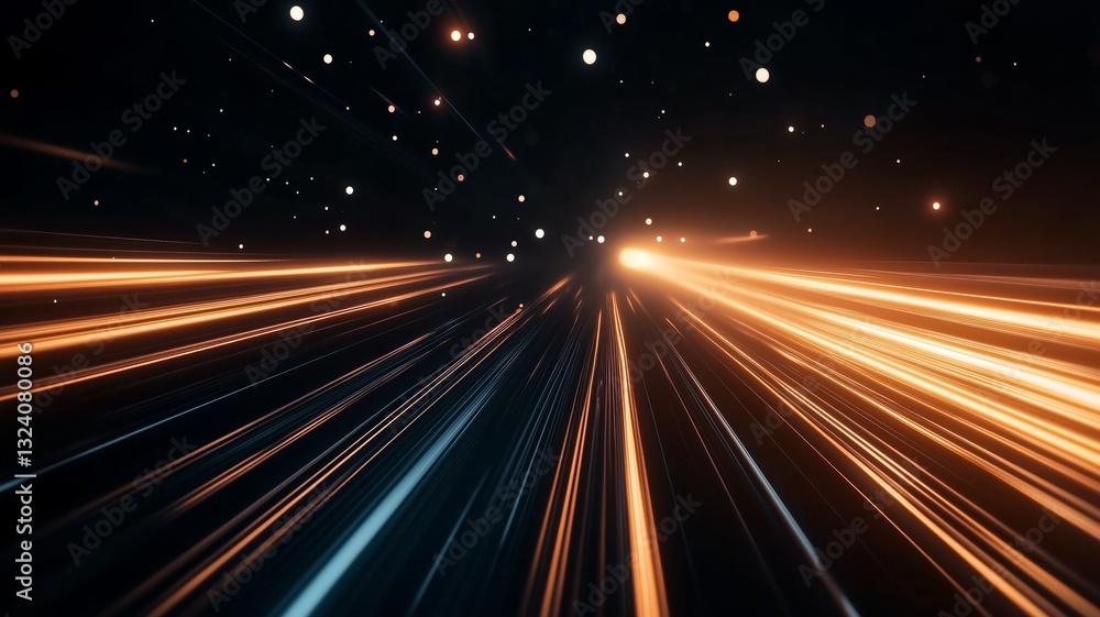 Obraz premium A smooth, matte black background with diagonal light streaks creating an elegant, luxurious look