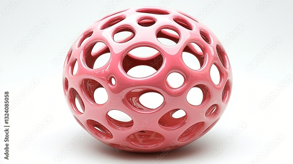 Pink Sphere, Abstract Design, Studio Shot Pink Sphere, Abstract Design, Studio Shot