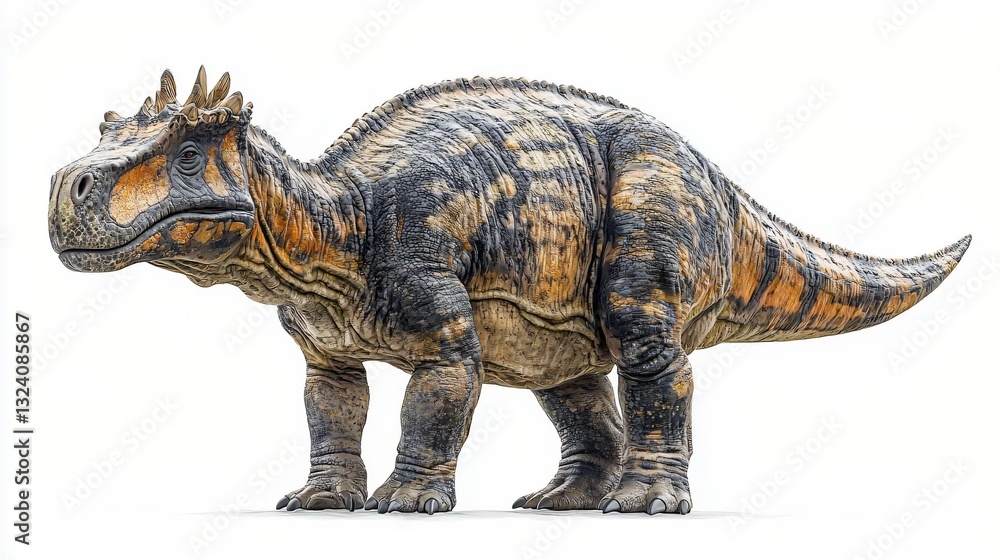 Obraz premium Prehistoric creature, isolated, digital art